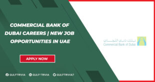 Commercial Bank of Dubai Careers